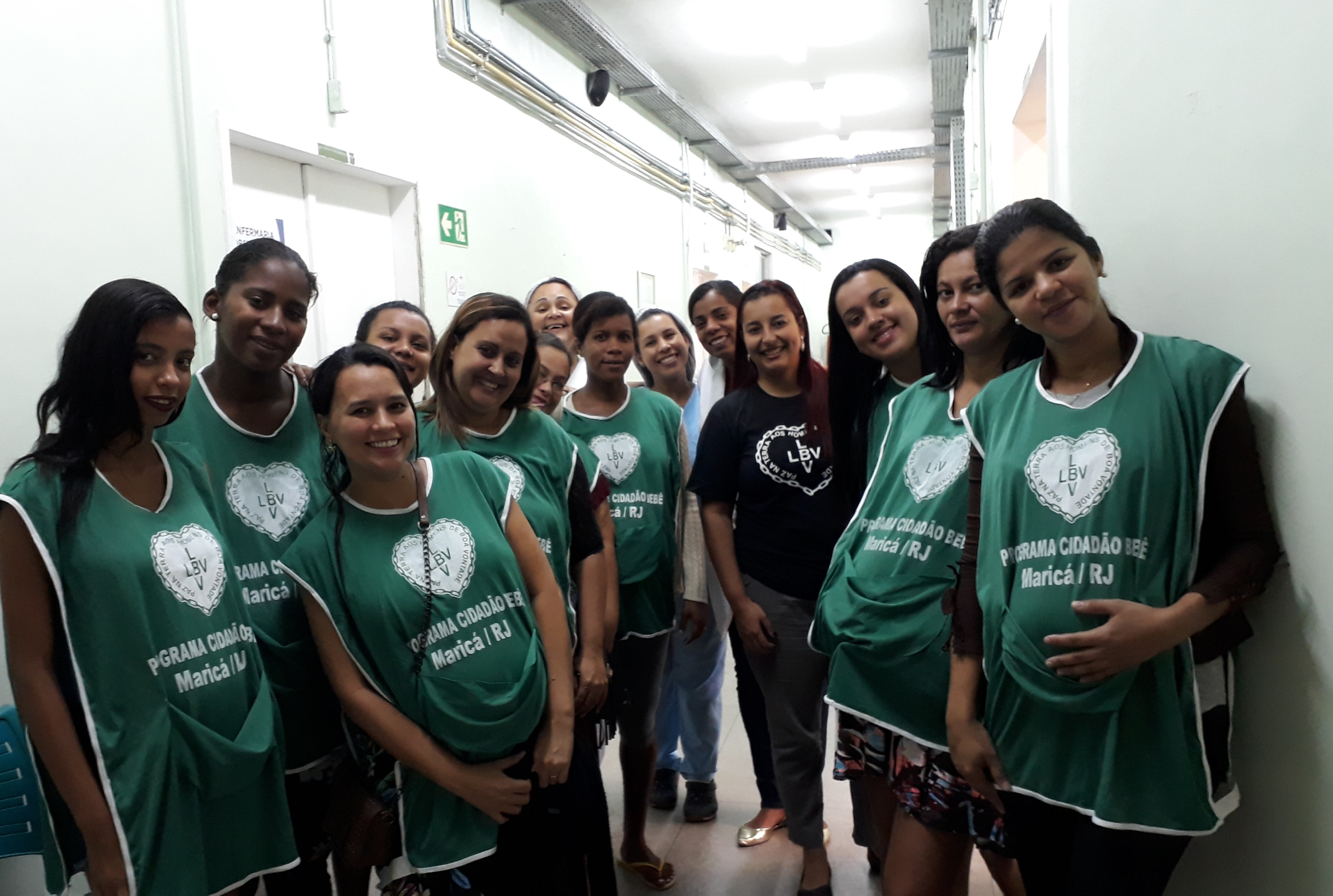 Programa Cidadão Bebê da LBV e visita de gestantes à maternidade do Hospital Conde Modesto Leal