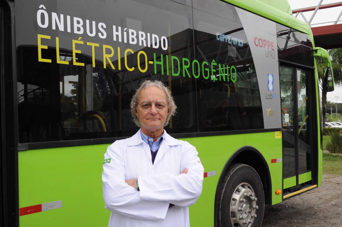 transporte sustentável, ônibus elétrico-hidrogênio