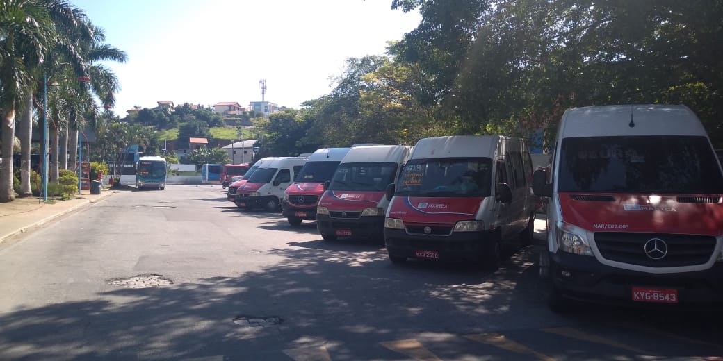 Vans proibidas em algumas regiões de Maricá