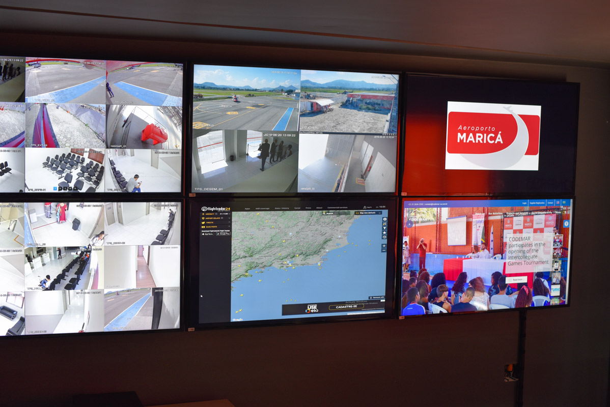 Centro de Controle Operacional no Aeroporto de Maricá