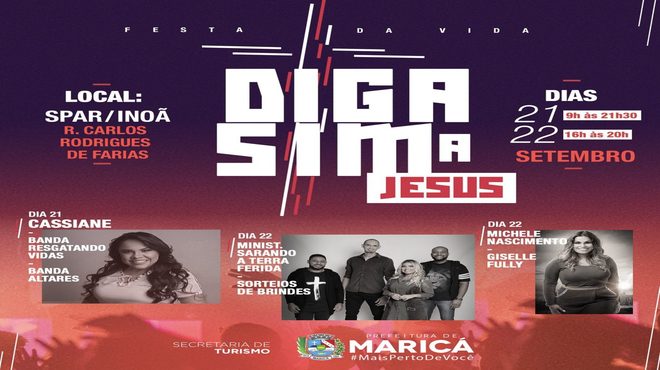 Festa da Vida em Inoã recebe cantores Gospel