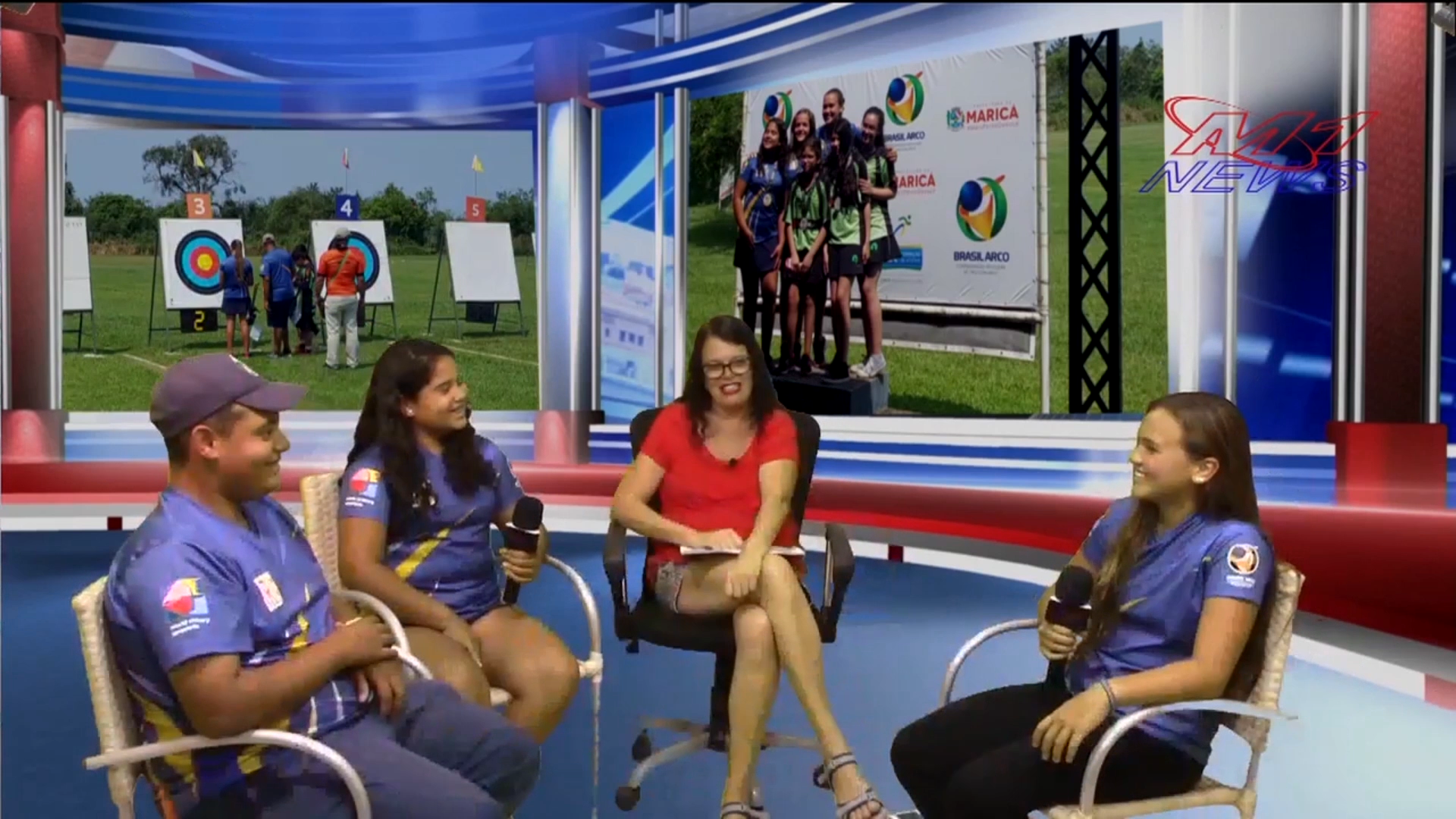 Atletas do Tiro com Arco de Maricá: entrevista M1NewsTv