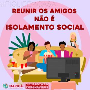 reunir amigos e isolamento