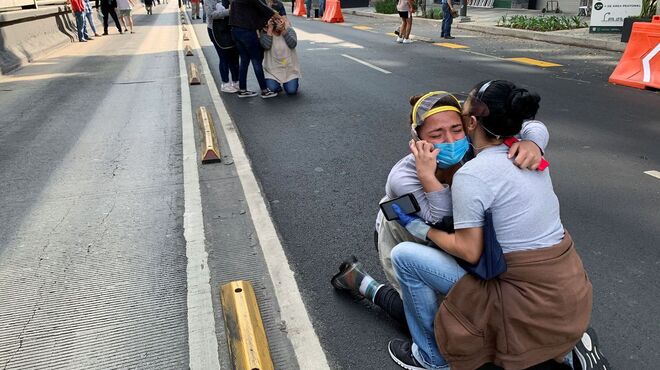 Terremoto atinge região central da Cidade do México