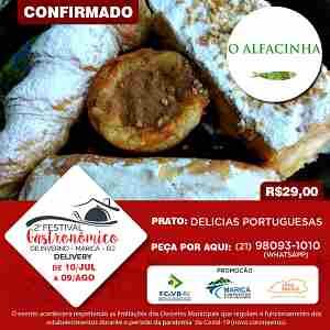 Delícias portuguesas Festival Gastronômico de Inverno