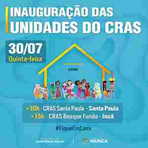 live inauguração CRAS Santa Paula e Inoa