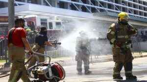 Incêndio em hospital de Brasília