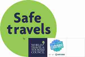 selo internacional Safe Travels