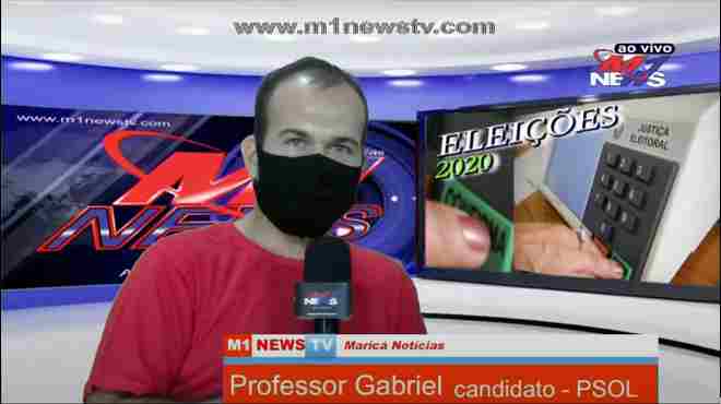 Eleições 2020 – Professor Gabriel – Candidato a vereador do PSOL