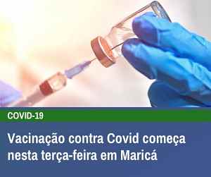 Vacinação e ato simbólico de imunização Covid-19