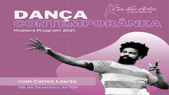 Carlos Laerte - dança contemporânea Cia das Artes Lídia Maria