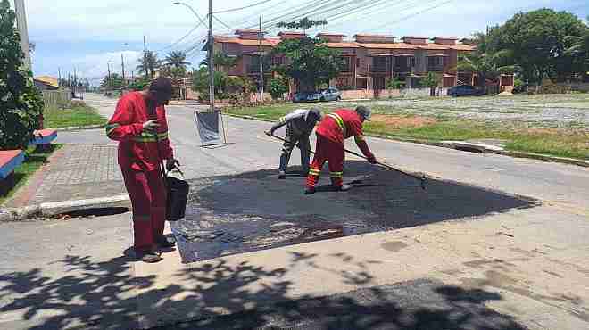 Operação Tapa-Buracos faz 20 intervenções por semana em Maricá