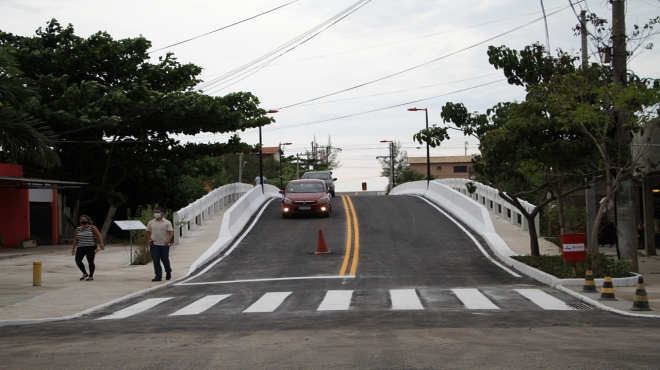 Prefeitura de Maricá entrega ponte da Rua 53 em Itaipuaçu
