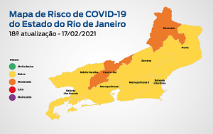 Mapa Covid RJ