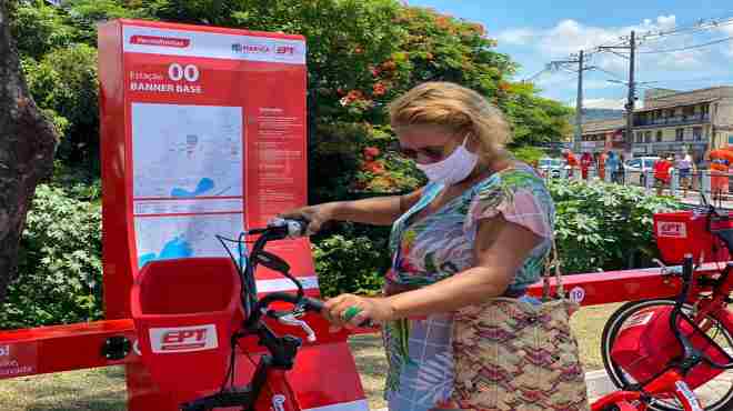 Bicicletas vermelhinhas não funcionarão no final de semana em Maricá