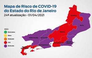 Mapa risco Covid-19