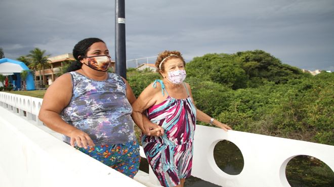 Entrega da ponte na Rua 116