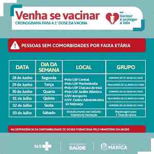 calendário vacina