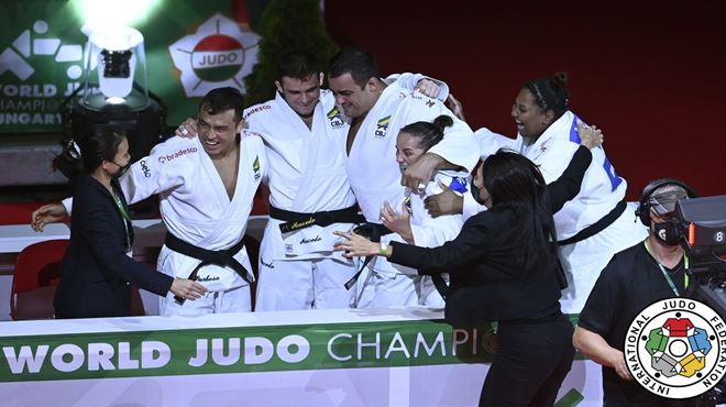 Judô: Brasil bate Rússia e fatura medalha de bronze por equipes no Mundial