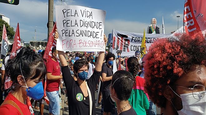 manifestações contra o governo Bolsonaro