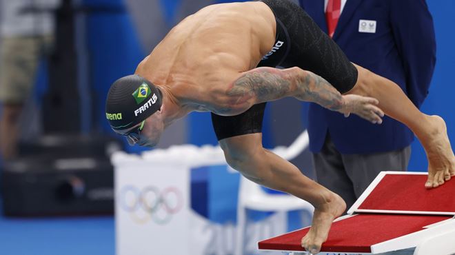 Olimpíada: Bruno Fratus alcança final dos 50 m livre da natação