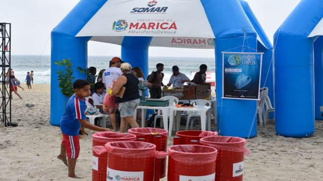 Maricá realiza ação sobre conscientização ambiental no Dia Mundial da Limpeza