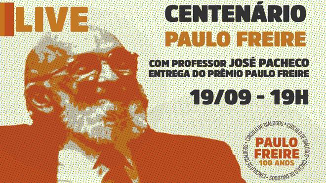 Maricá celebrará centenário de Paulo Freire neste domingo (19/09)