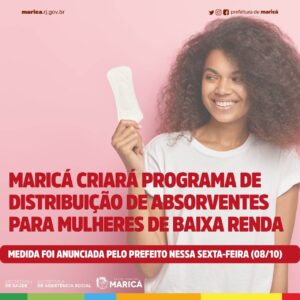 Programa para distribuição gratuita de absorventes