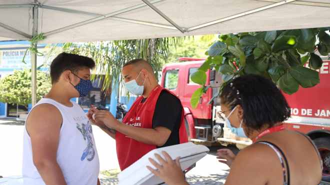 Vacinação itinerante no Barroco