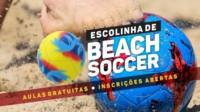 Projeto Grão de Areia abre inscrições para aulas de Beach Soccer