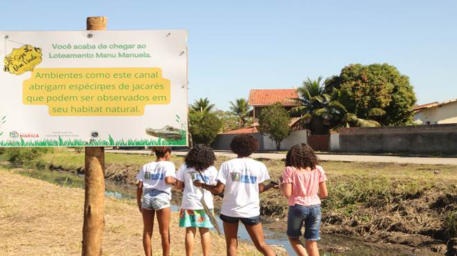 Prefeitura apoia projeto de preservação de jacarés no Manu Manuela