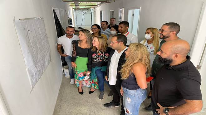 Saúde visita instalações do futuro Centro Pediátrico do Hospital Conde Modesto Leal