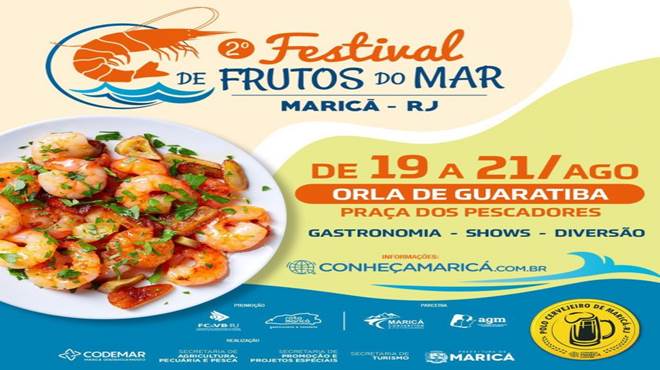 Festival de Frutos do Mar vai movimentar orla de Guaratiba neste fim de semana