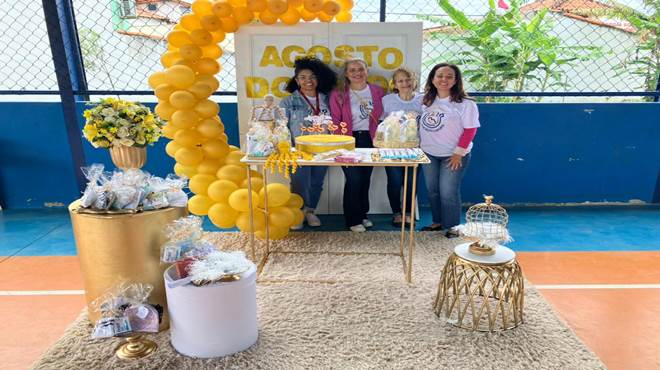 Prefeitura celebra o Agosto Dourado na Escola Municipalizada de Inoã