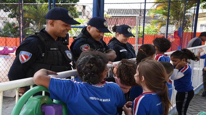 Guarda Municipal de Maricá realizou 1.581 visitas a unidades escolares neste ano