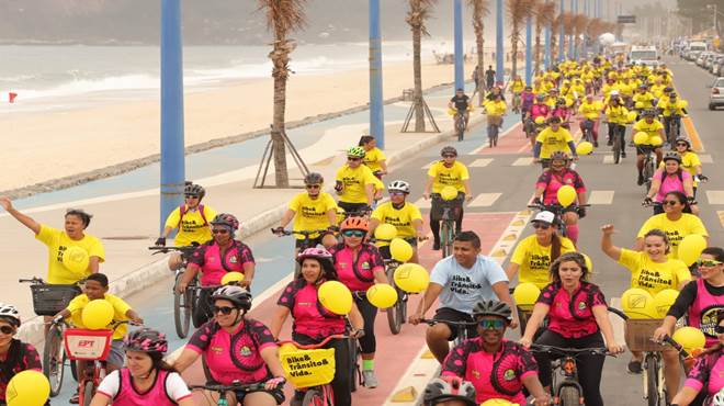 Passeio ciclístico encerra a Semana Nacional do Trânsito