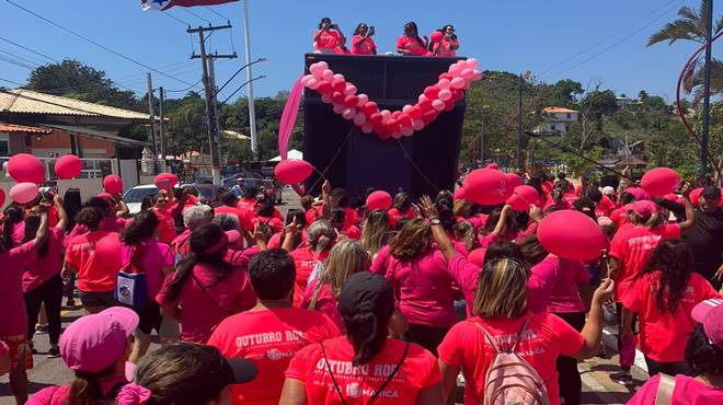 Programa Viver Bem promove caminhada do Outubro Rosa em São José de Imbassaí
