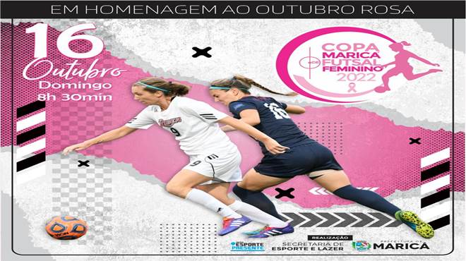 Copa Maricá de Futsal Feminino acontece no domingo (16/10)