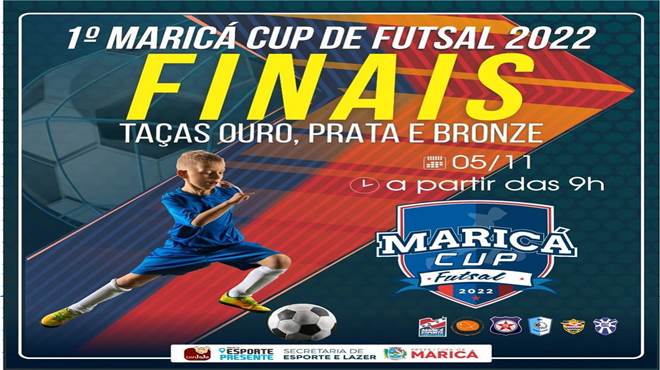 As finais do Maricá Cup de Futsal acontecem neste sábado (05/11) na Arena Flamengo
