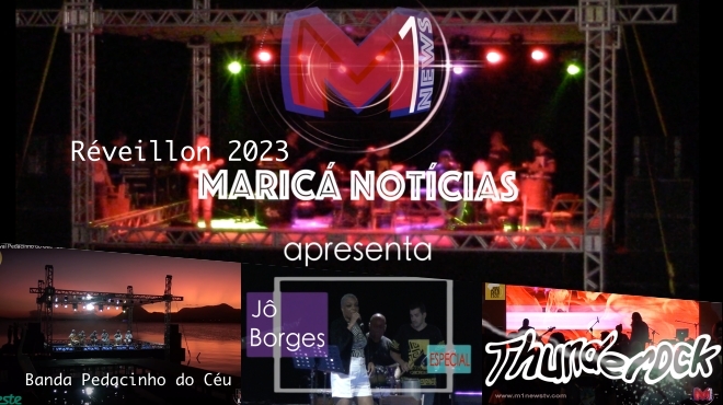 Shows de Ano Novo da M1NewsTV: Banda Pedacinho do Céu, Jô Borges e Thunderock
