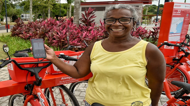 EPT entrega estação de bicicletas compartilhadas em São José do Imbassaí