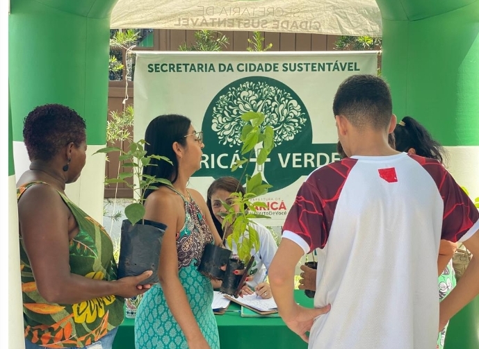 Primeira ação do ano do programa Maricá+Verde acontece no Centro de Maricá