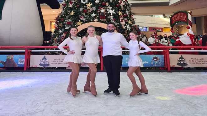 Maricá recebe cinco patinadores campeões brasileiros e sul-americanos no "Aventuras no Gelo", em Araçatiba