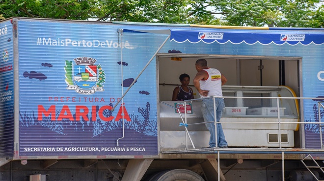 Veículo passará por diversos bairros levando pescados com descontos de até 40% para a população a partir desta quarta-feira (08/02)