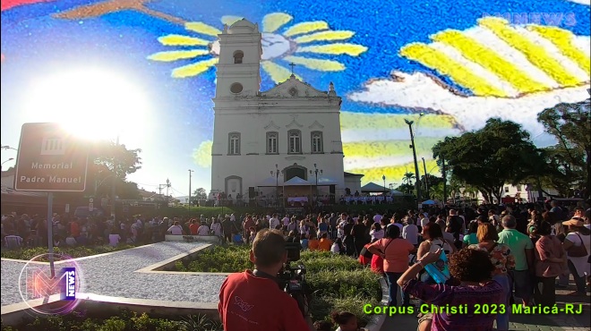 Procissão de Corpus Christi e Tapete de Sal reúnem fiéis em Maricá