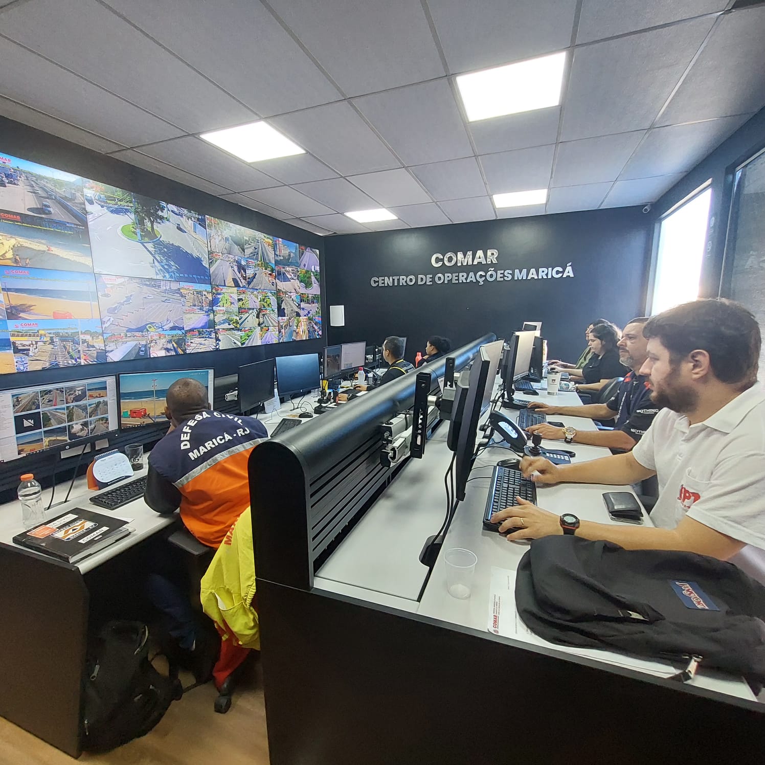 Centro de Operações de Maricá monitora a cidade 24h por dia