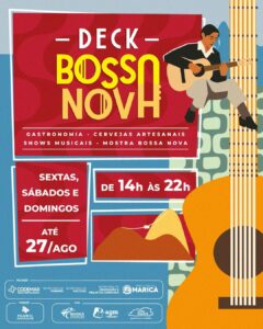 Programação “Bossa Nova” continua no deck de Araçatiba neste fim de semana