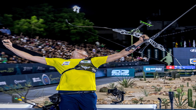 Atleta de Maricá conquista título da Final da Copa do Mundo de tiro com arco