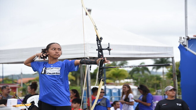 Torneio estudantil de tiro com arco de Maricá agitou arena do Parque Nanci