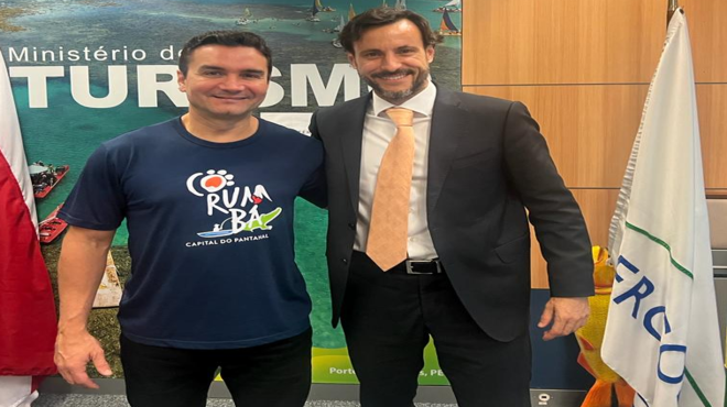 CEO de MARAEY, Emilio Izquierdo, e Ministro do Turismo, Celso Sabino, se reúnem em Brasília